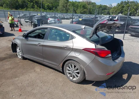 2014 Hyundai Elantra Se z USA, uszkodzony, nr VIN 5NPDH4AE6EH474427